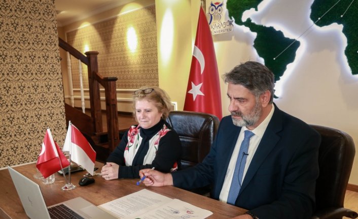 Karabük Üniversitesi Endonezya'daki 32 üniversiteyle iş birliği protokolü imzaladı