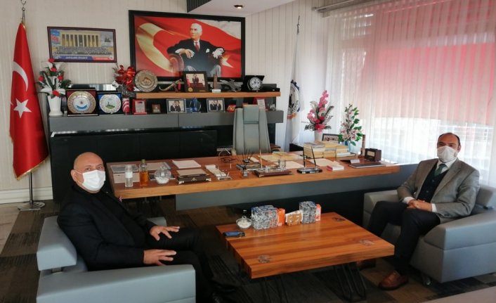 Kaymakam Demirkale'den Merzifon TSO'ya ziyaret