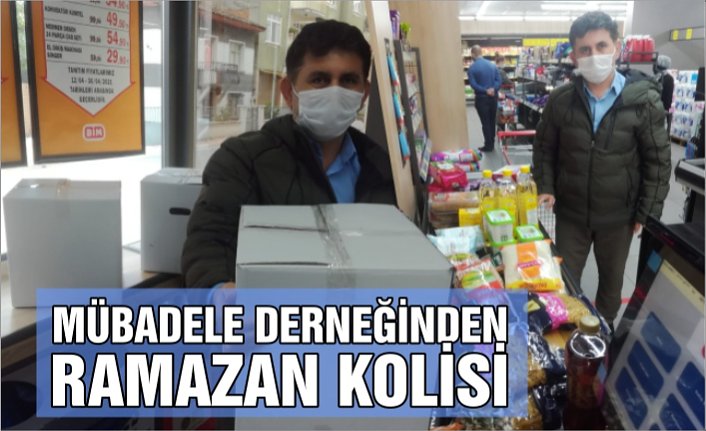 MÜBADELE DERNEĞİNDEN RAMAZAN KOLİSİ
