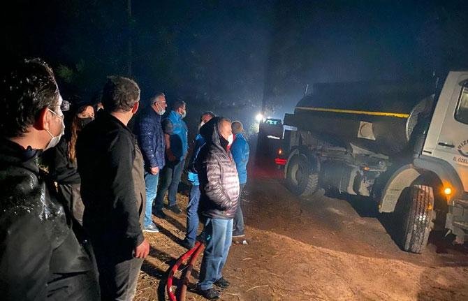 Rize'de orman yangını çıktı