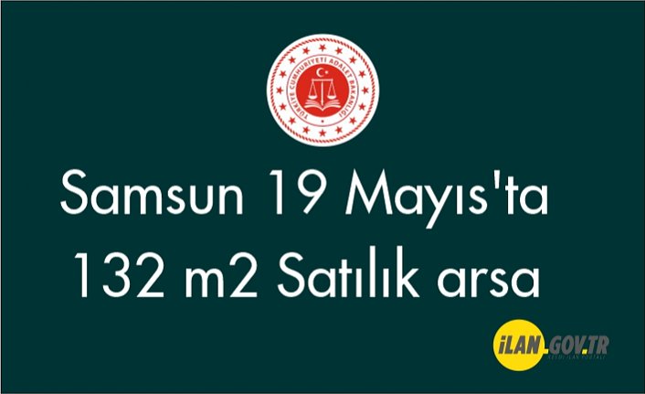 Samsun 19 Mayıs'ta 132 m2 arsanın 407/2400 hissesi satılık