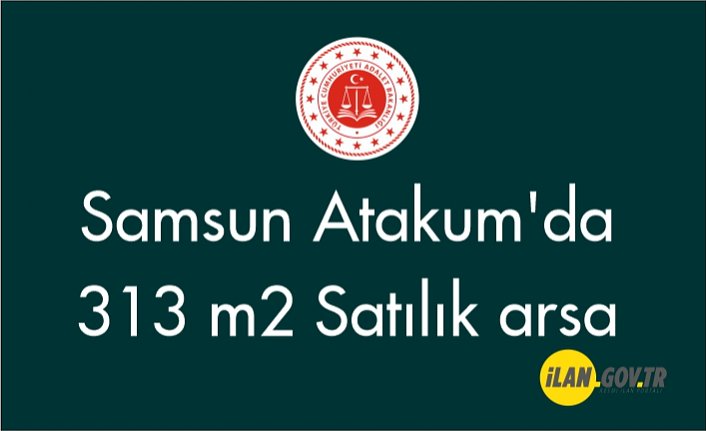 Samsun Atakum'da 313 m2 Satılık arsa