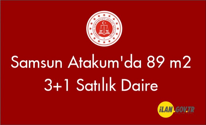 Samsun Atakum'da 89 m2 3+1 Satılık daire