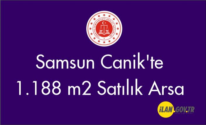 Samsun Canik'te 1.188 m2 Satılık Arsa
