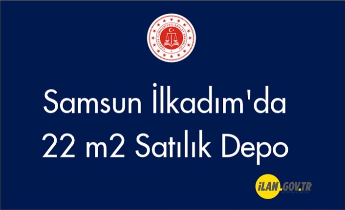 Samsun İlkadım'da 22 m2 depo icradan satılıktır