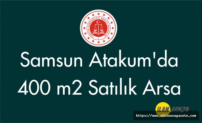 Samsun Atakum'da 400 m2 satılık arsa