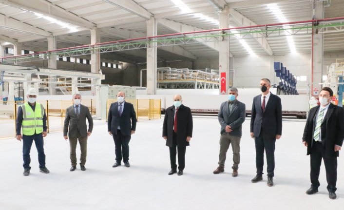 Samsun'a 90 milyon lira yatırımla gaz beton fabrikası kuruldu