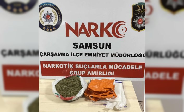 Samsun'da düzenlenen uyuşturucu operasyonunda 2 kişi yakalandı