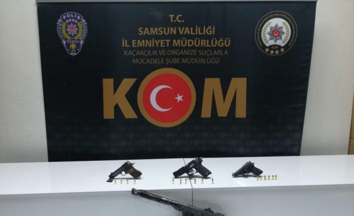 Samsun'da silah kaçakçılığı operasyonunda bir zanlı yakalandı