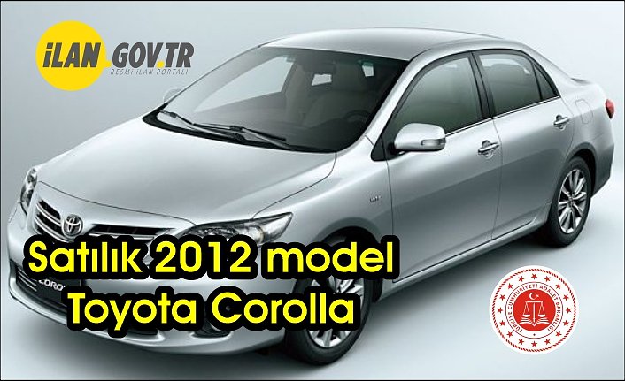 Satılık 2012 model Toyota Corolla