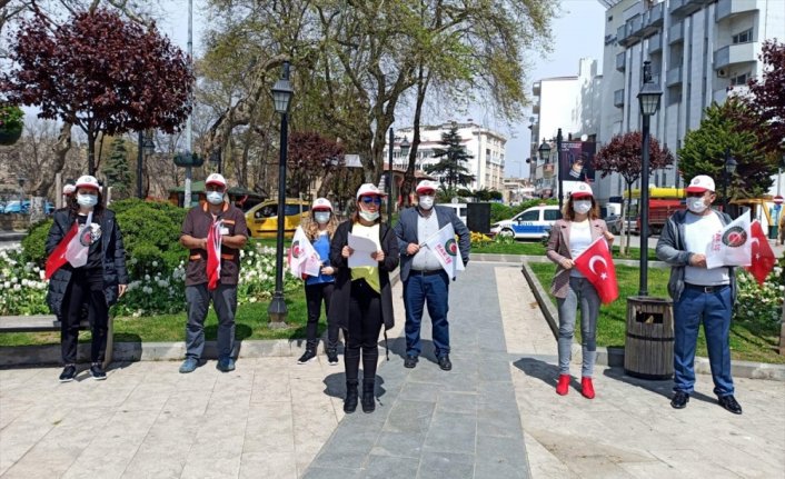 Sinop ve Tokat'ta 1 Mayıs Emek ve Dayanışma Günü dolayısıyla basın açıklaması yapıldı