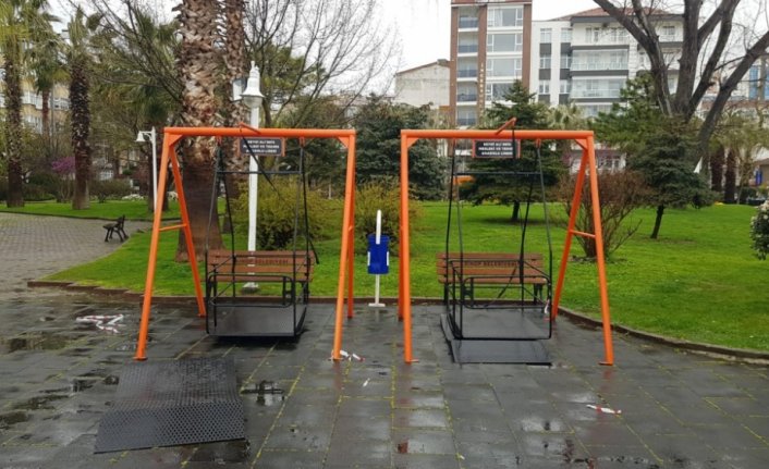 Sinop'ta lise öğrencileri engelli bireyler için engelli salıncağı yaptı