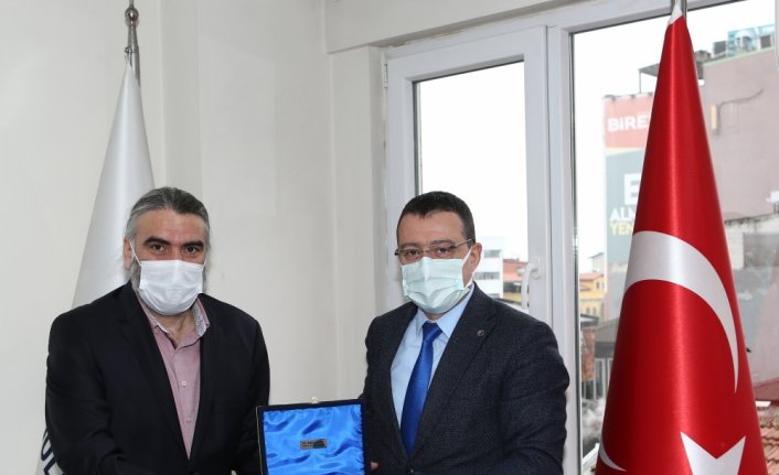 Trabzon Sağlık Müdürü Usta'dan, AA Trabzon Bölge Müdürlüğü'ne ziyaret
