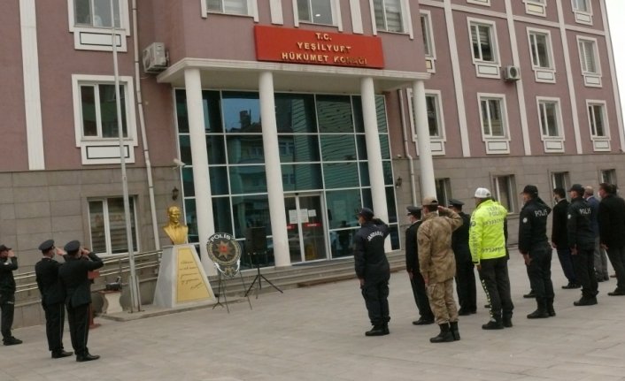 Yeşilyurt'ta Türk Polis Teşkilatı'nın 176. kuruluş yıl dönümü kutlandı