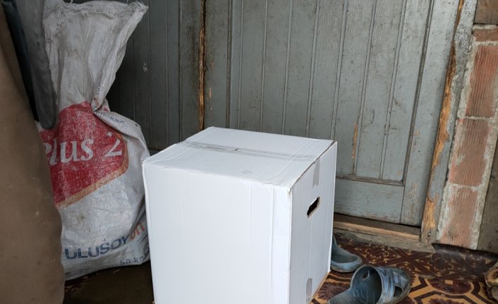 Yığılca'da köy yollarının kar nedeniyle kapanmaması için çalışma yürütülüyor