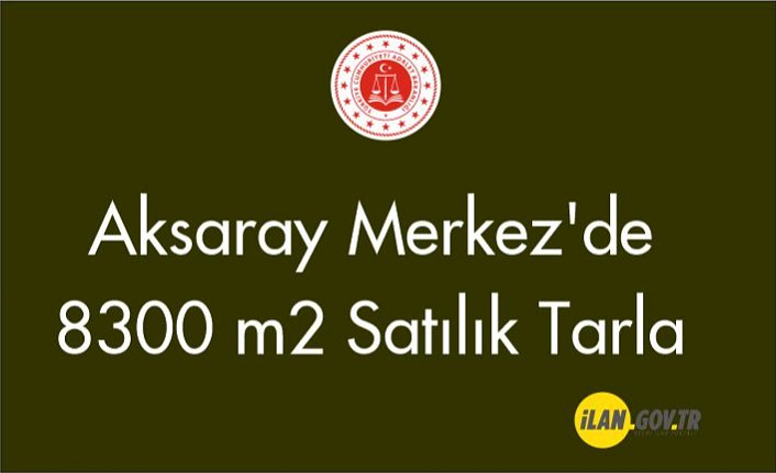 Aksaray Merkez'de 8300 m² satılık tarla