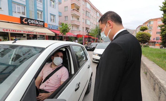 Amasya Valisi Mustafa Masatlı, tam kapanma tedbirlerini denetledi