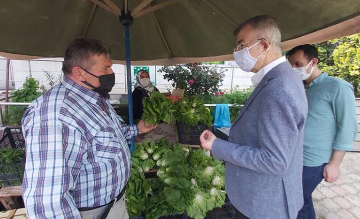 Artvin Valisi Doruk, halk pazarını denetledi