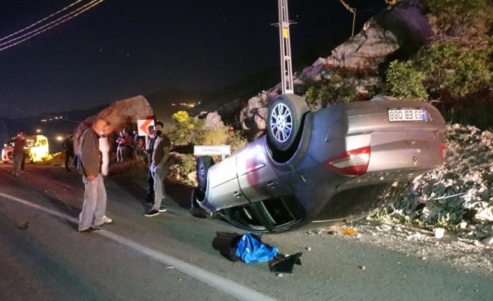 Artvin’de otomobil takla attı: 1 yaralı