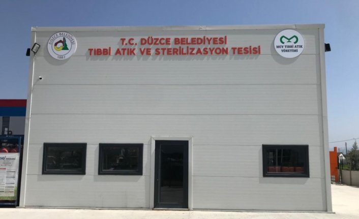 Düzce'de hizmete giren tesiste saatte 1 ton tıbbi atık bertaraf edilebilecek