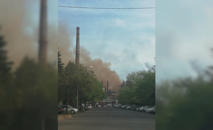 ERDEMİR 2. Yüksek Fırını'nda teknik arıza sonucu toz emisyonu çıkışı yaşandı