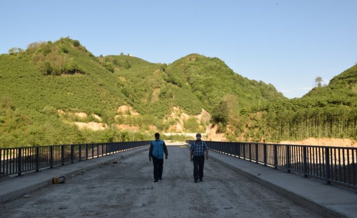 Giresun'da Gürağaç Köprüsü'nün yapımı tamamlandı