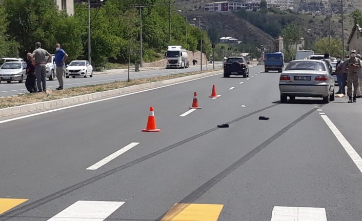Gümüşhane'de otomobilin çarptığı yaya öldü
