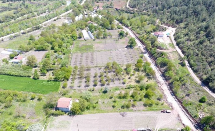 Karabük'te tarımsal sulama kanalı çalışmaları sürüyor
