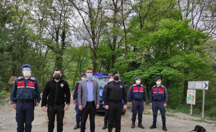 Kaymakam Demirkıran'dan denetim noktalarında inceleme