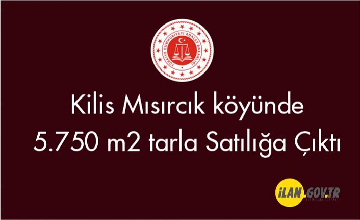 Kilis Mısırcık köyünde 5.750 m2 Satılık tarla