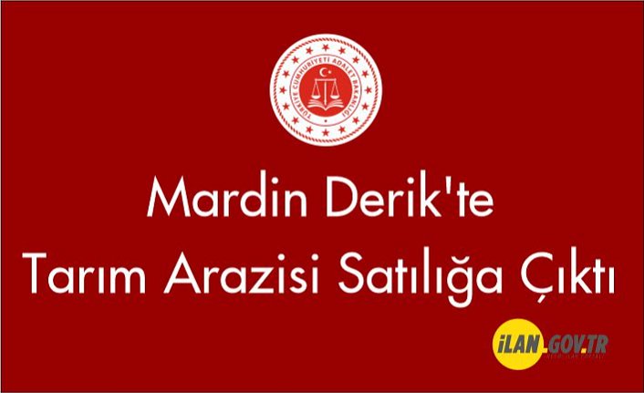 Mardin Derik'te  tarım arazisi Satılığa Çıktı