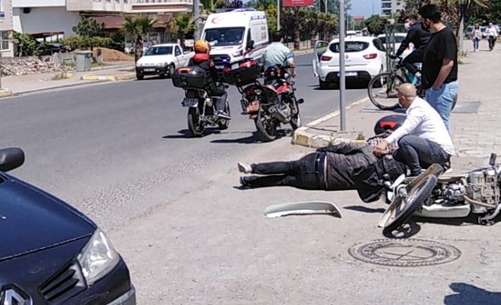 Ordu'da otomobil ile motosiklet çarpıştı: 1 yaralı