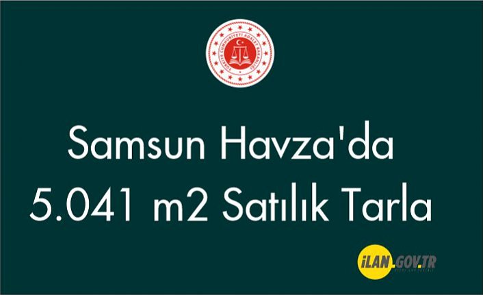 Samsun Havza'da 5.041 m2 Satılık tarla