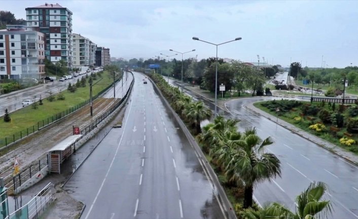 Samsun'da sağanak etkili oldu