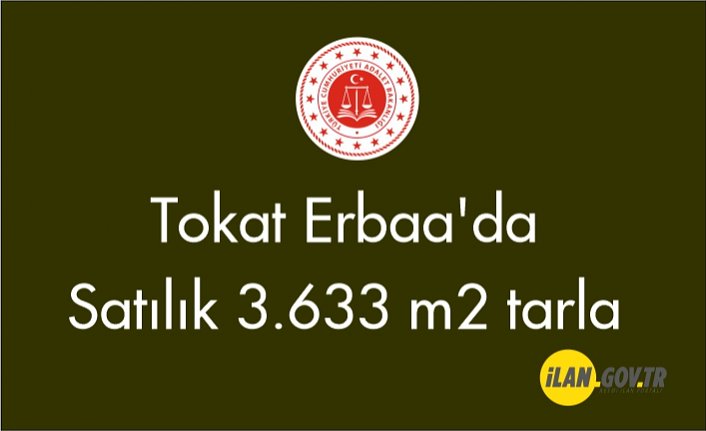 Tokat Erbaa'da Satılık 3.633 m2 tarla