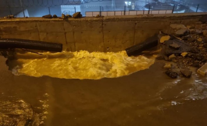 Trabzon'da ana isale hattında patlama meydana geldi