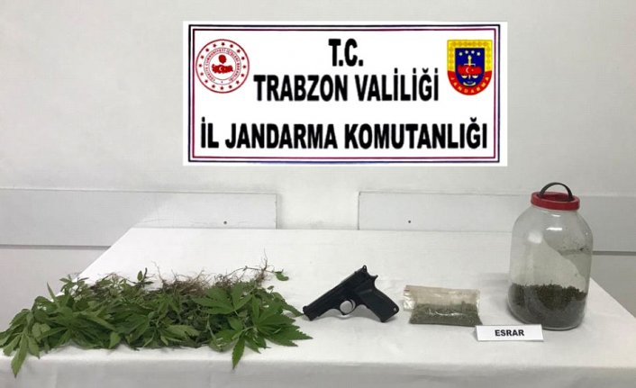 Trabzon'da uyuşturucu operasyonunda gözaltına alınan kişi tutuklandı
