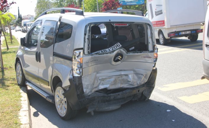 Ünye'de trafik kazası: 1 yaralı