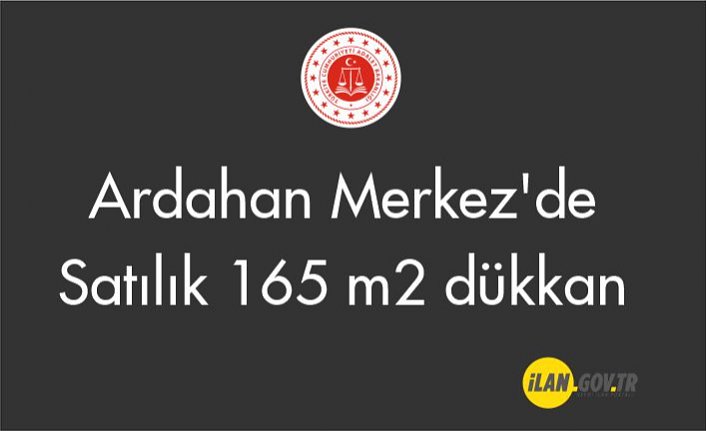 Ardahan Merkez'de 165 m2 dükkan Satılık
