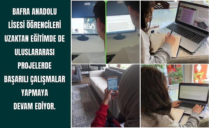 Bafra Anadolu Lisesi Öğrencileri Başarı Peşinde
