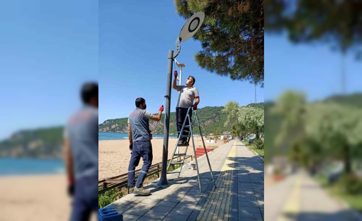 Bartın'ın İnkumu sahilinde yeni sezon hazırlıkları