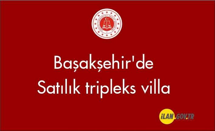 Başakşehir'de tripleks villa Satılık