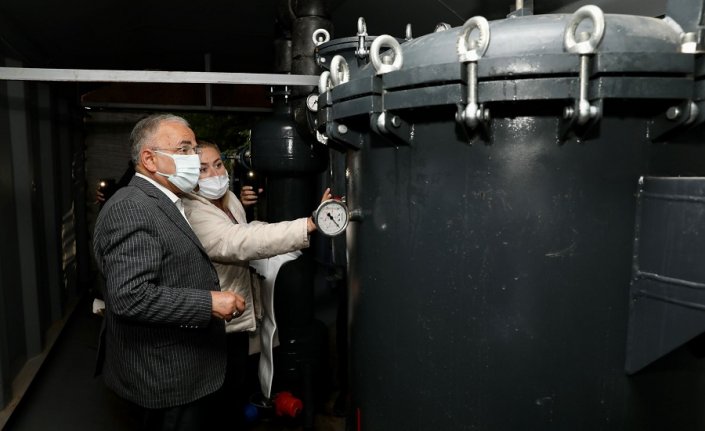 Başkan Güler, gölet ve su arıtma tesisinde incelemelerde bulundu