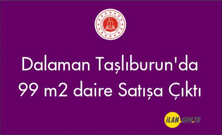 Dalaman Taşlıburun'da 99 m2 daire Satılık