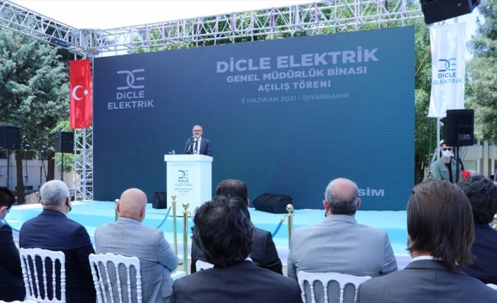 Diyarbakır'da Dicle Elektrik Dağıtım A.Ş'nin yeni genel müdürlük binası törenle hizmete açıldı