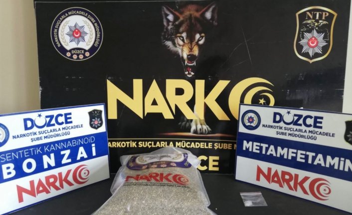 Düzce'de uyuşturucu operasyonlarında yakalanan 3 şüpheli tutuklandı