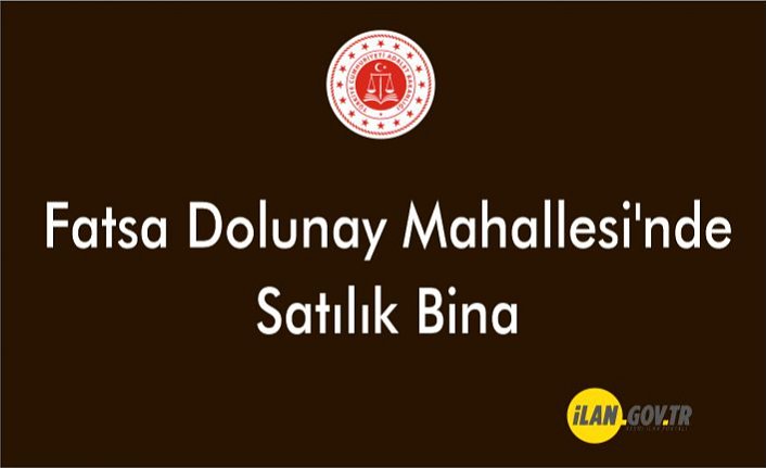 Fatsa Dolunay Mahallesi'nde bina Satılık