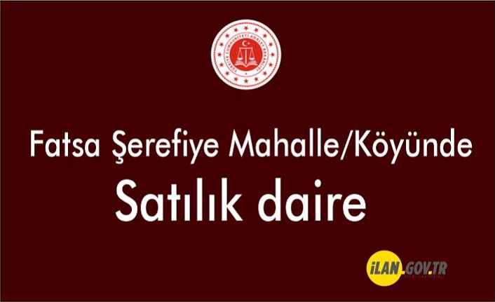 Fatsa Şerefiye Mahalle/Köyünde daire Satılık