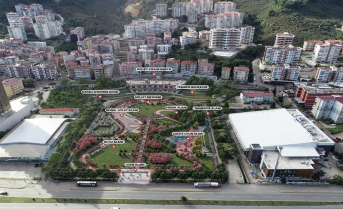 Giresun'a inşa edilecek Millet Bahçesi'nin ihalesi 9 Temmuz'da yapılacak