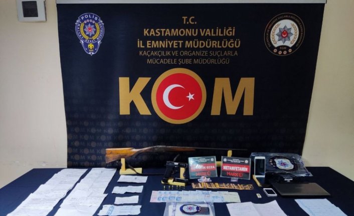 Kastamonu'da organize suç örgütü operasyonu: 5 gözaltı